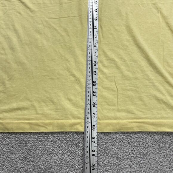 The Izod Club Vintage Turtle Neck Shirt Mens Large Yellow Long Sleeve Outdoor - Picture 8 of 10